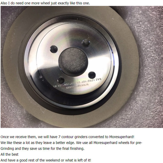 vitrified diamond grinding wheel