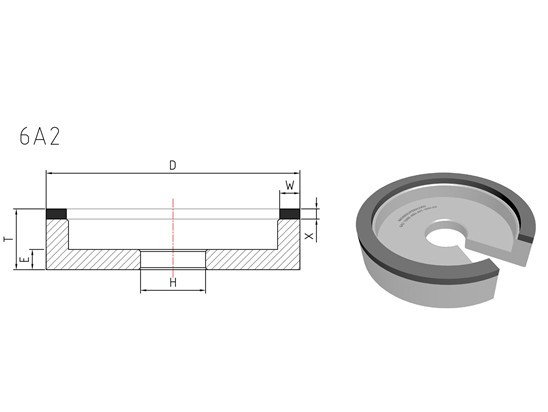 6a2 grinding wheel