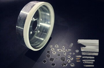 What is the production process of vitrified diamond wheels for PCD grinding?
