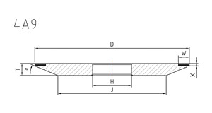 4a9 grinding wheel