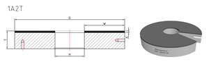 1a2t diamond grinding disc