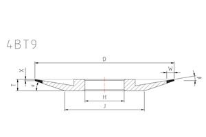 4bt9 grinding wheel