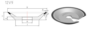 12v9 grinding wheel