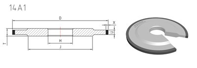 14a1 grinding wheel