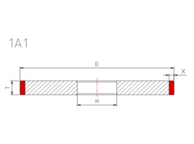 1A1 diamond wheel