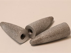 Vacuum brazed diamond mounted pins/diamond burs