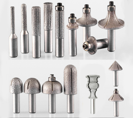 Vacuum Brazed Diamond Router Bit