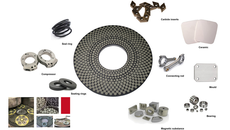 Applications of vitrified diamond cbn double disc grinding wheels