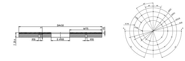  cbn disc for Spring end grinding