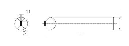 MCD Single Point forming dresser