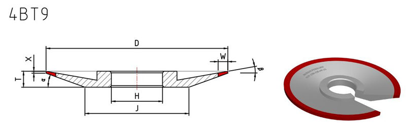 4bt9 grinding wheel