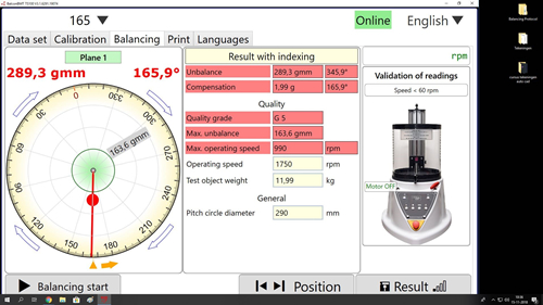 Dynamic Balance of Grinding Wheel