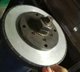 diamond grinding wheel in high speed railway track plate processing