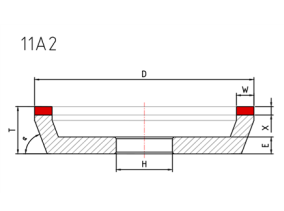 11A2 diamond grinding wheel