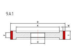 9A1 diamond grinding wheel