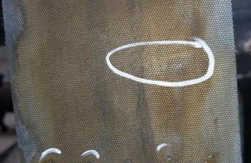 Bad feedback of electroplated diamond sanding belt for grinding alumina ceramics