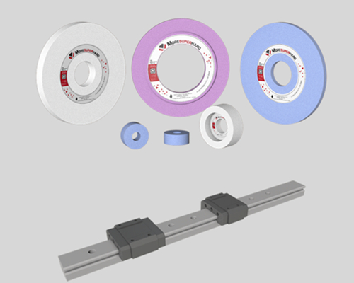 Linear guide rail grinding wheel