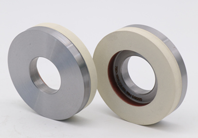 Vitrified diamond grinding wheel for single crystal diamond cutting tool