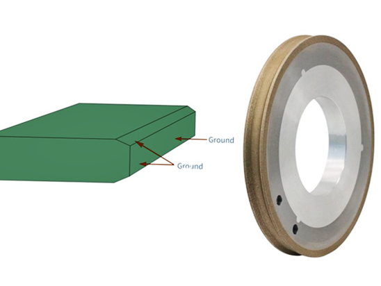 FA glass edge diamond grinding wheel