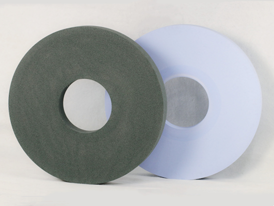 Conventional abrasive grinding wheel for roll