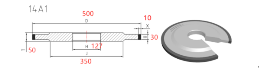 resin CBN grinding wheel for fixture