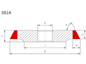 3B1K diamond grinding wheel