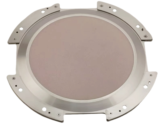 Porous ceramic vacuum chuck