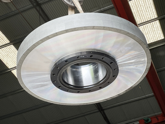 Vitrified CBN grinding wheel for roll