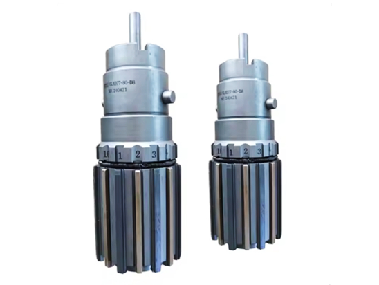 single feed honing head