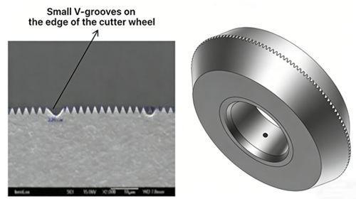 fine tooth scribing wheel