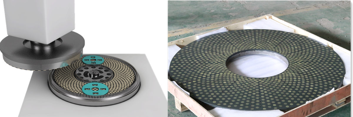 double disc grinding wheel for valve plate
