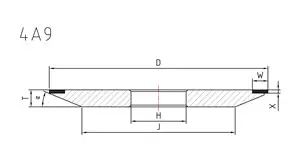 4a9 grinding wheel