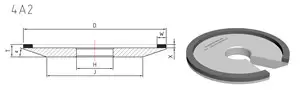 4a2 grinding wheel