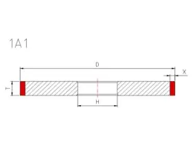 1A1 diamond wheel
