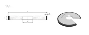 1A1 grinding wheel