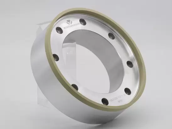 Vitrified diamond and CBN grinding wheel