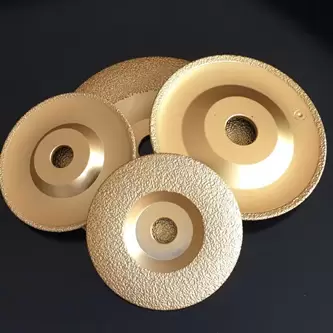 vacuum brazed diamond grinding disc