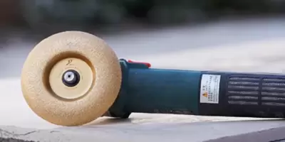 100mm Diamond Grinding Disc - Brazed Tungsten Steel Wheel For Stone, Rubber & Wood