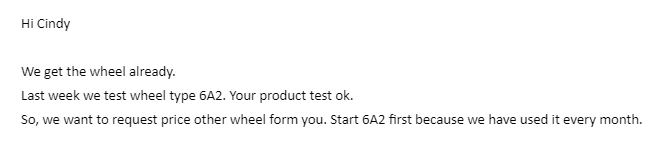 1μm/3μm fine-grained grinding wheel customer feedback