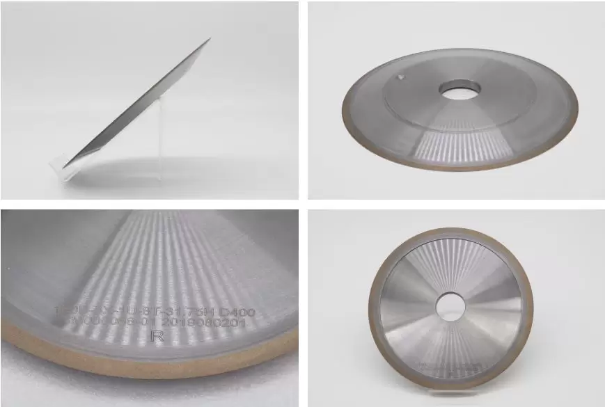 optical profile diamond grinding whel