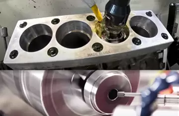 Comparison of honing and internal grinding