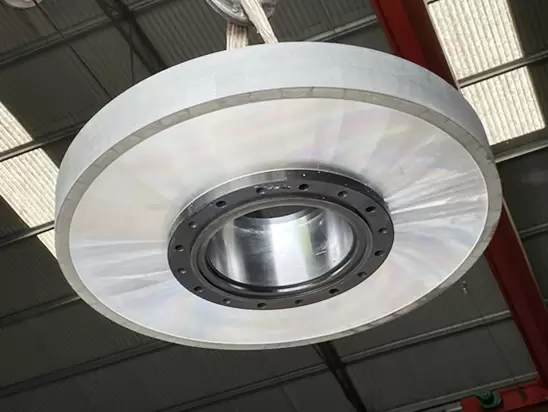 Vitrified CBN grinding wheel for roll