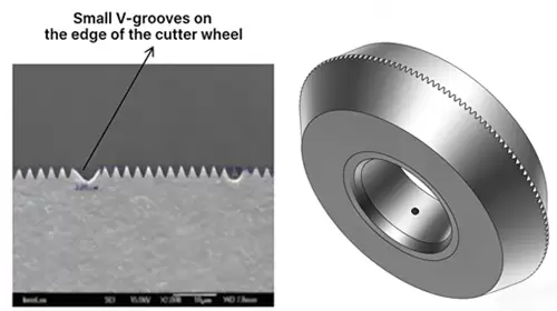 fine tooth scribing wheel